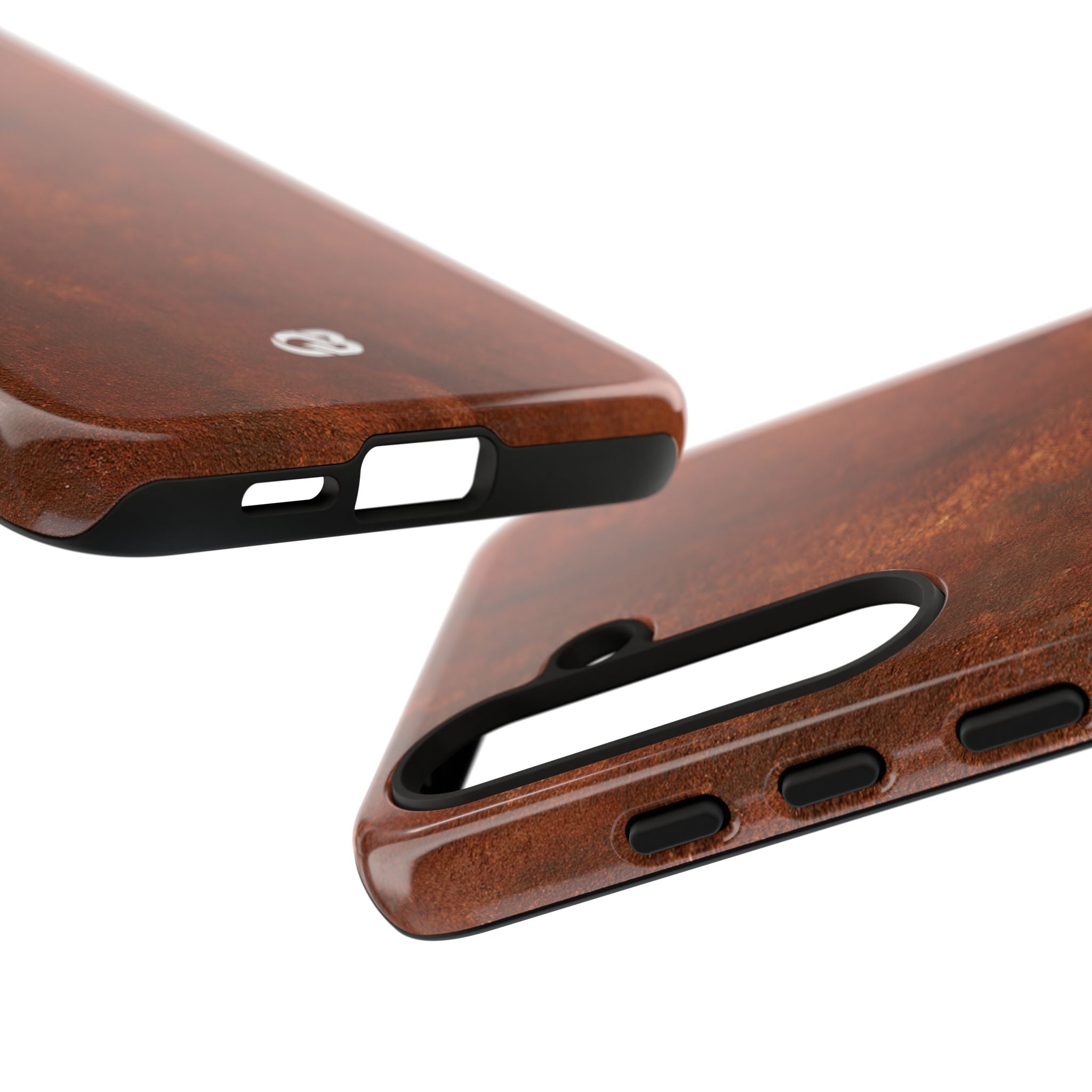 Orange Tough Phone Case for Samsung - Oxidized Iron Crust