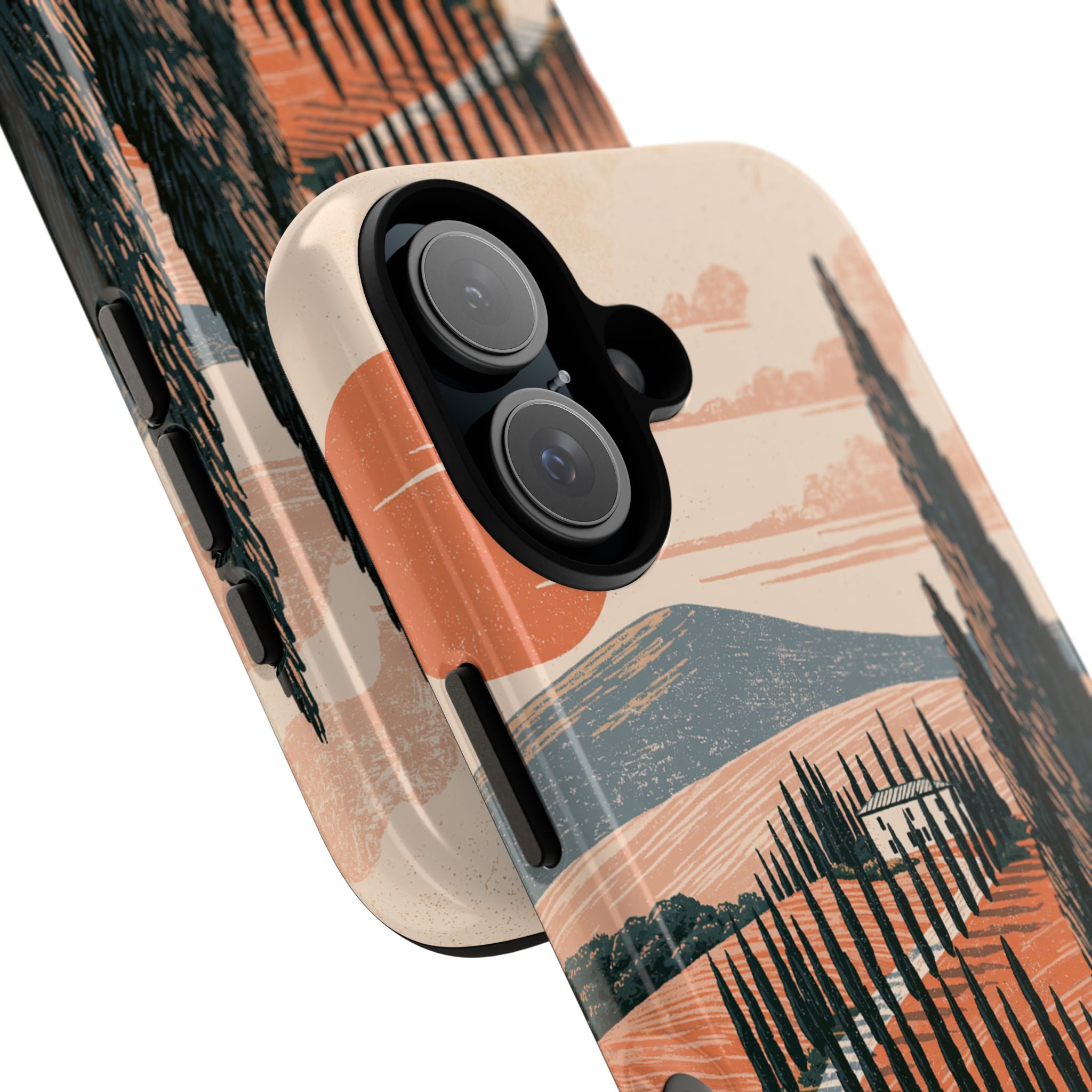 Orange Tough Phone Case for iPhone - Terracotta Ridge Trail