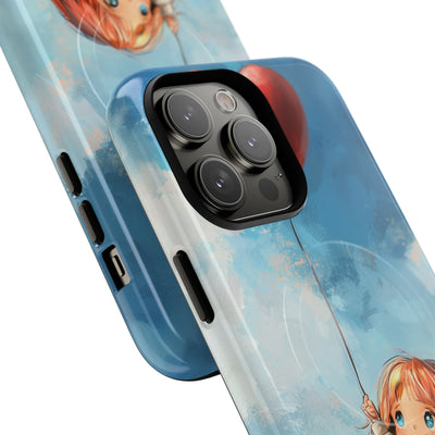 Crimson Heart Sky · Tough+ Coque de téléphone pour iPhone · Magsafe