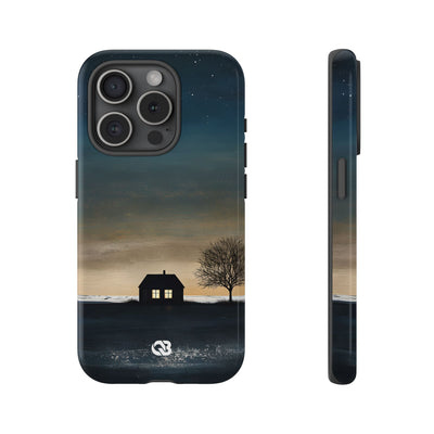 Midnight Cabin Glow · Tough Hoesje voor iPhone