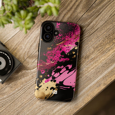 Magenta Liquid Gold · Tough Fundas para teléfono para iPhone