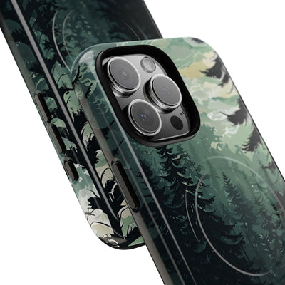 Misty Pine Shadow · Tough+ Phone Case for iPhone · Magsafe