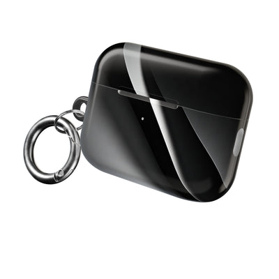 Obsidian Ridge · Hard Case for AirPods & AirPods Pro · Black