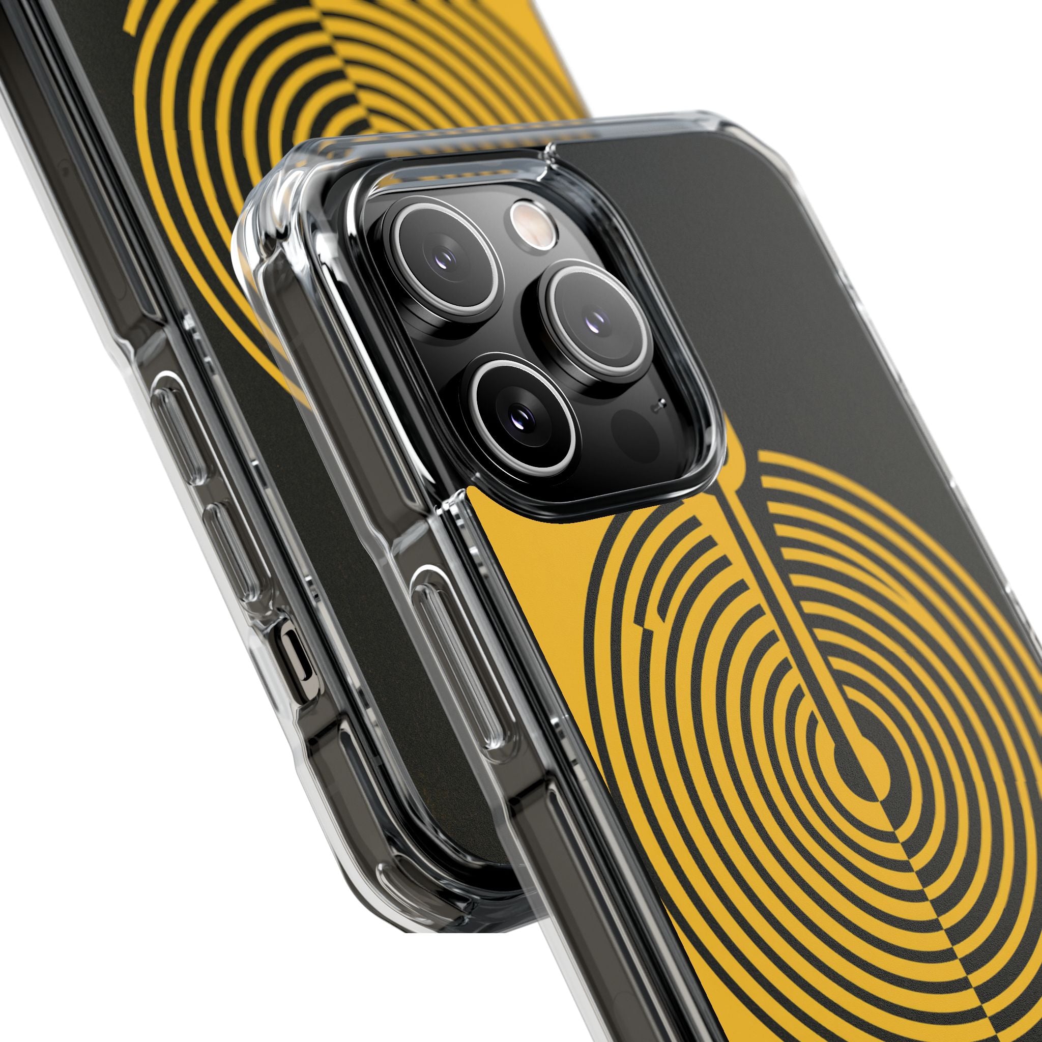 Yellow Impact MagSafe Phone Case for iPhone - Voltage Sector Pulse
