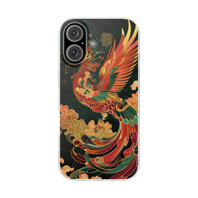 Imperial Phoenix Ascent · Lite Phone Case for iPhone ·  Red