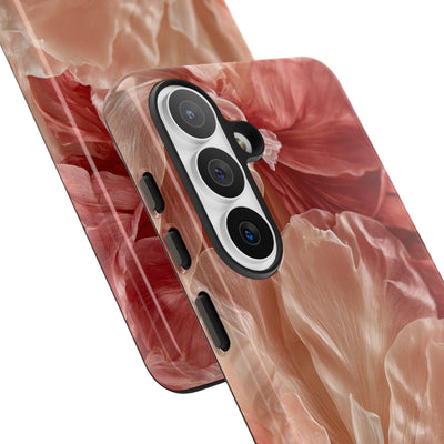Blush Silk Bloom · Tough Phone Case for Samsung · Pink