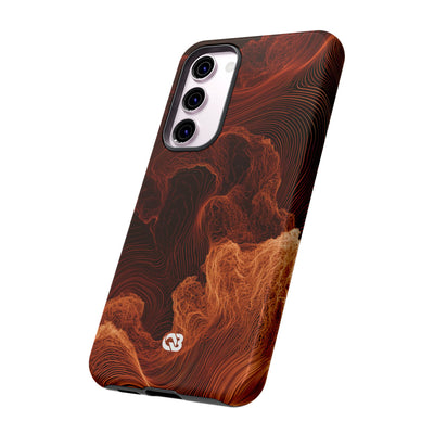 Amber Filament · Tough Phone Case for Samsung · Orange
