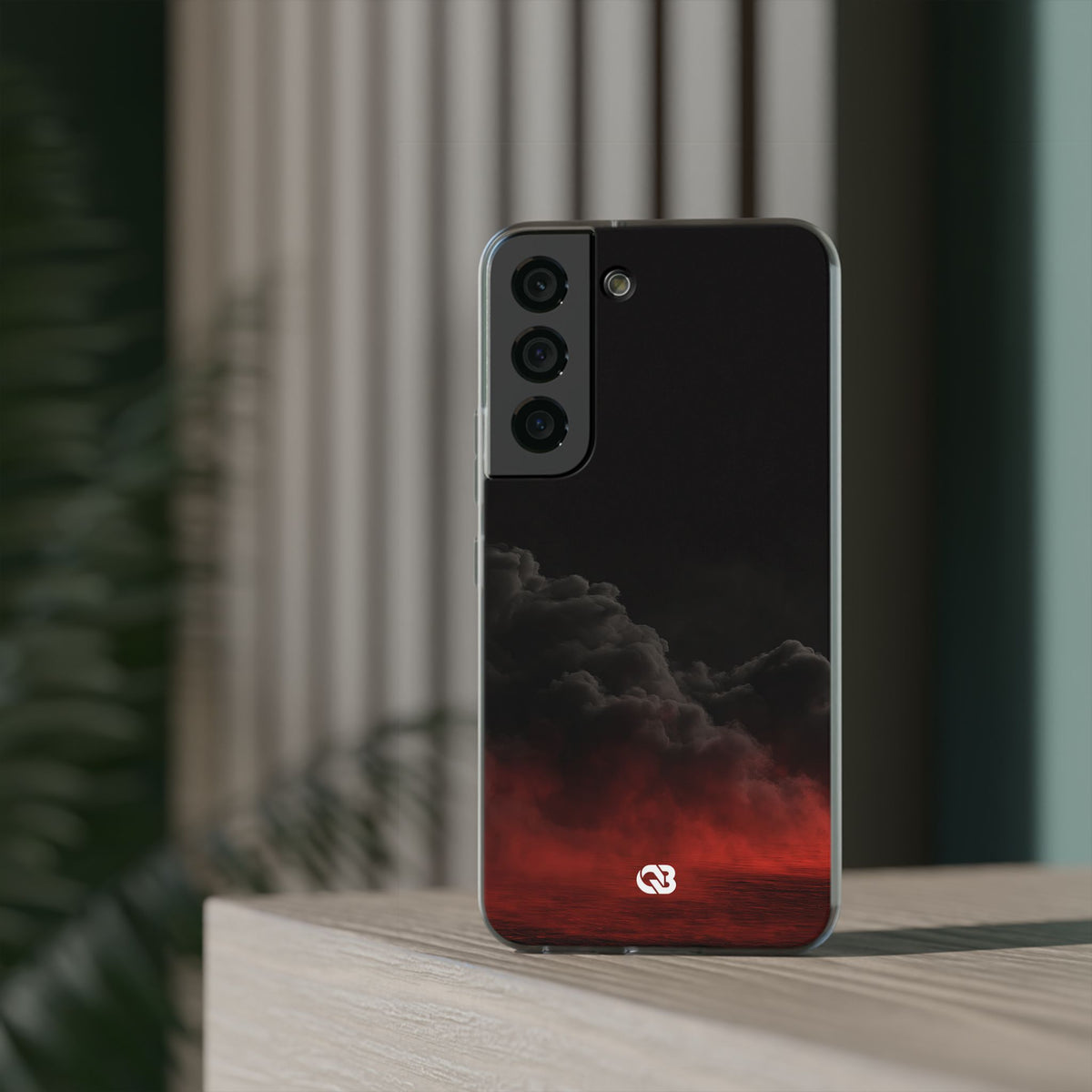 Crimson Fog Void · Lite Phone Case for Samsung · Black