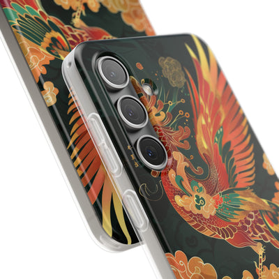 Imperial Phoenix Ascent · Lite Phone Case for Samsung · Red