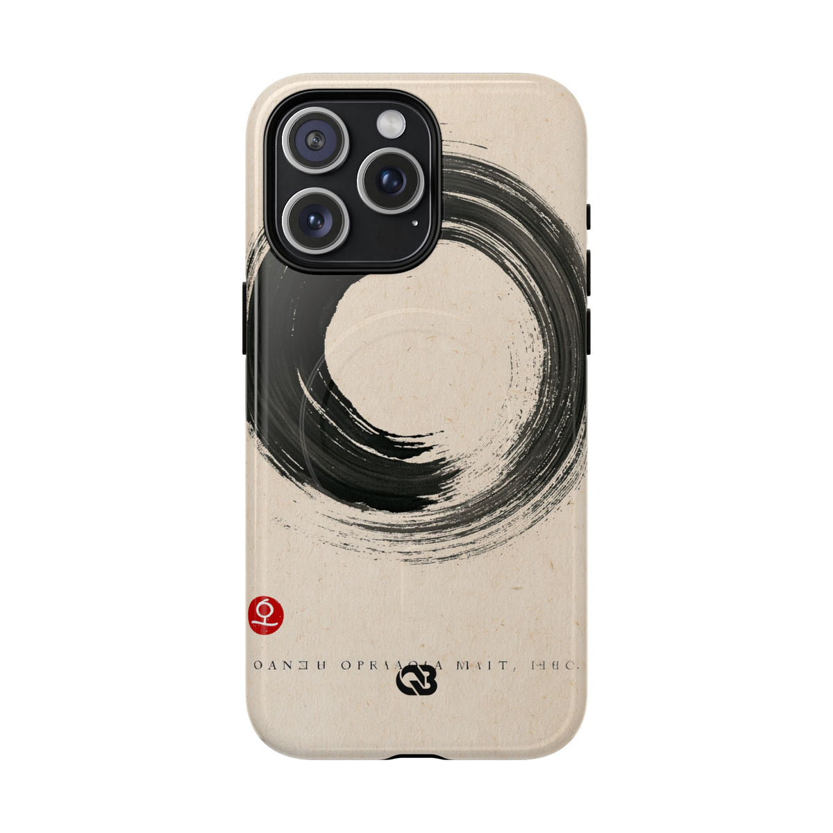 Zen Ensō Circle · Tough 2.0 Magnetic Phone Case for iPhone · Beige