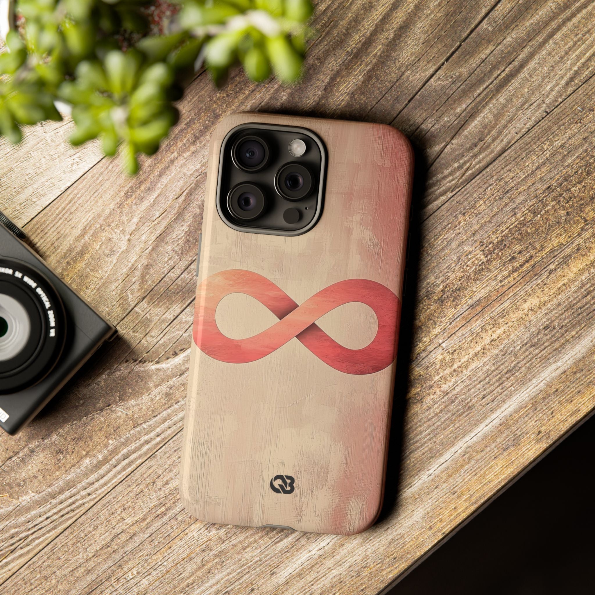 Terracotta Infinity Stroke · Tough Phone Case for iPhone