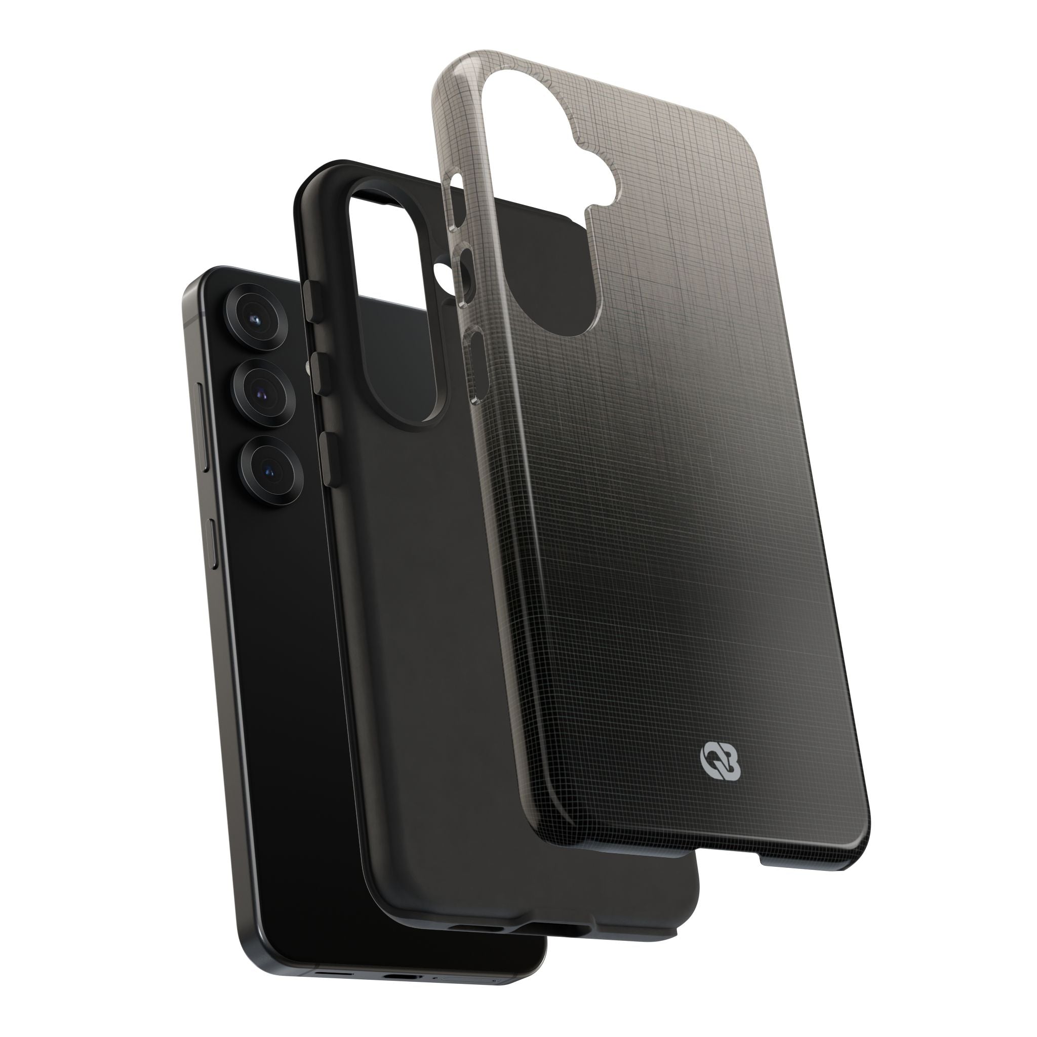 Grey Tough Phone Case for Samsung - Faded Sand Mesh