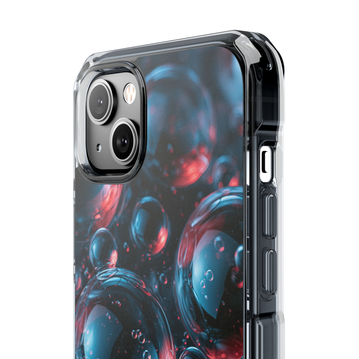 Aqua Gel Spheres · Clear Impact Magnetic Phone Case for iPhone · Blue