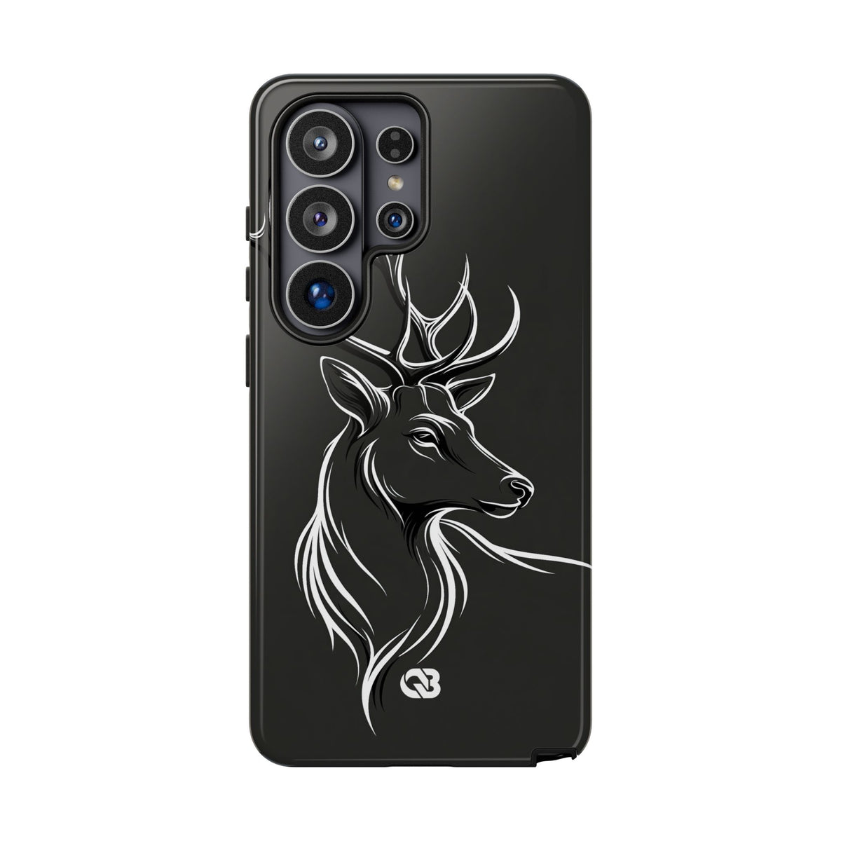 Nordic Stag Contour · Tough Phone Case for Samsung · Grey
