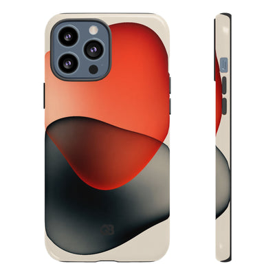 Translucent Crimson Form · Tough Phone Case for iPhone · Red