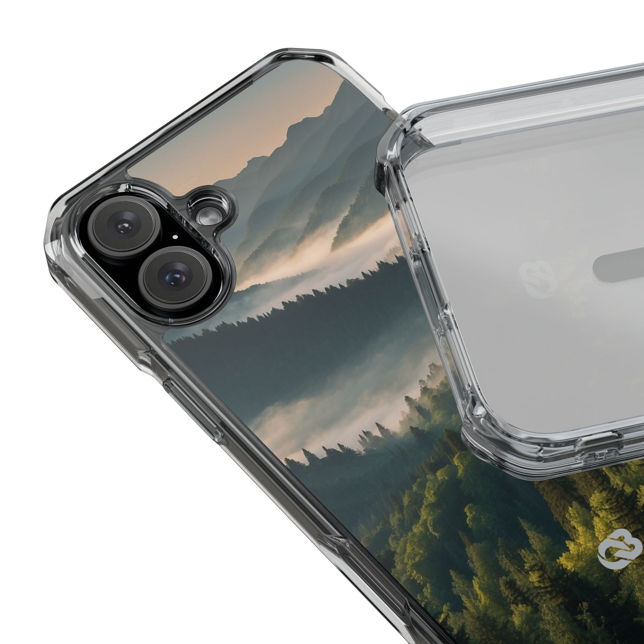 Foggy Mountain Ridge · Impact Handyhülle für iPhone · Magsafe