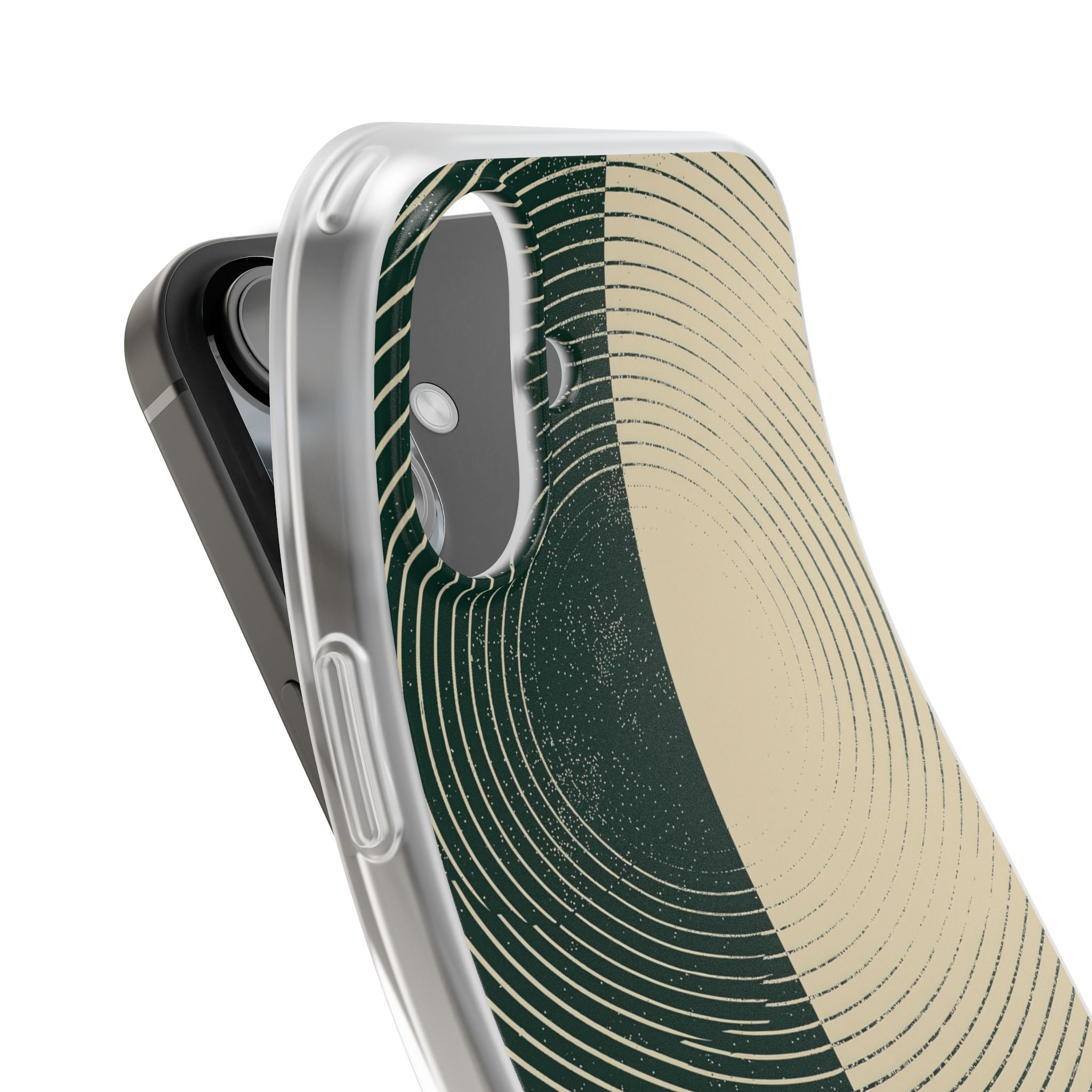 Green Lite Phone Case for iPhone - Evergreen Split Grain