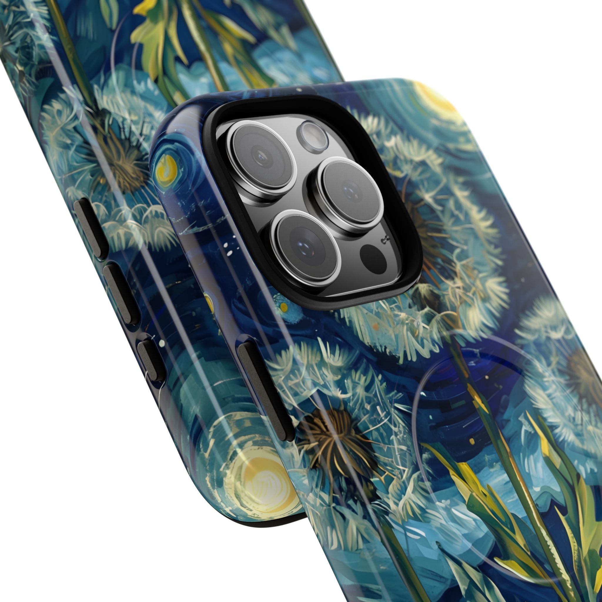 Starry Dandelion Swirl · Tough+ Coque de téléphone pour iPhone · Magsafe