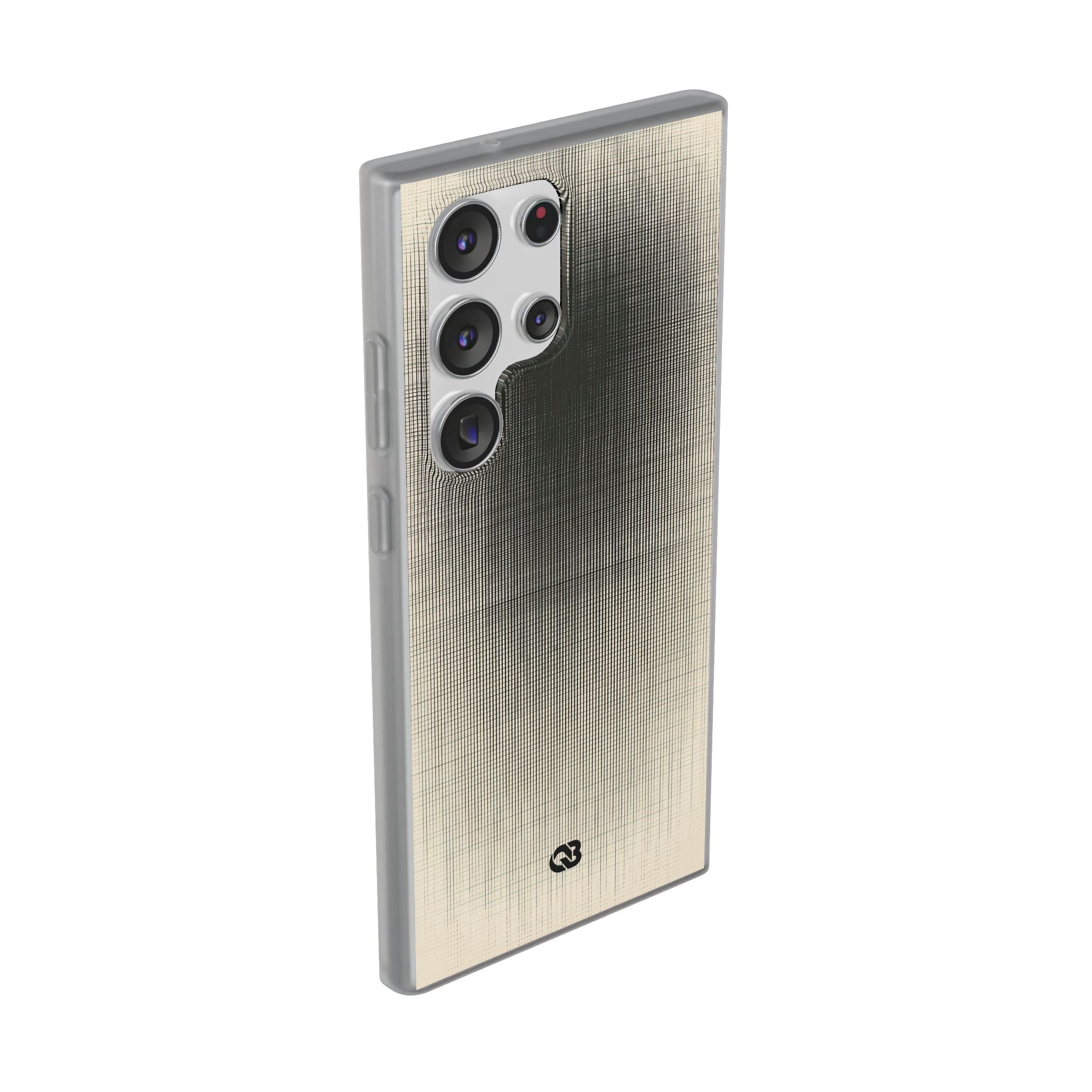 Beige Lite Phone Case for Samsung - Carbon Screen Grid