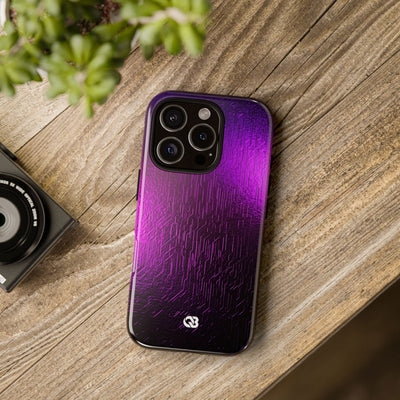 Violet Cyber Circuit · Tough Phone Case for iPhone · Purple