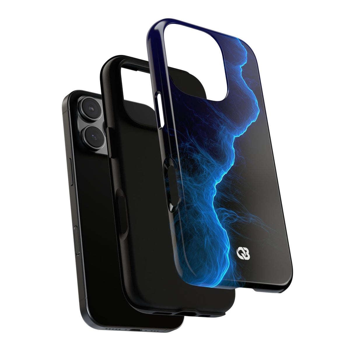 Electric Azure Drift · Tough Phone Case for iPhone · Blue