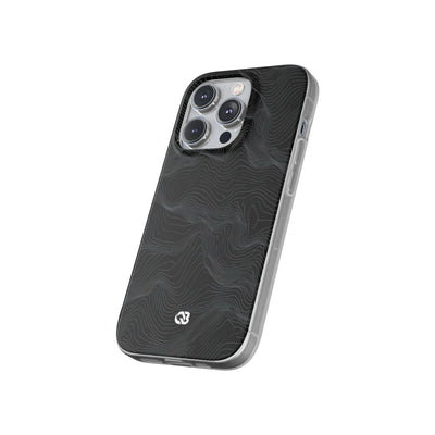 Obsidian Contour Elevation · Lite Phone Case for iPhone ·  Black