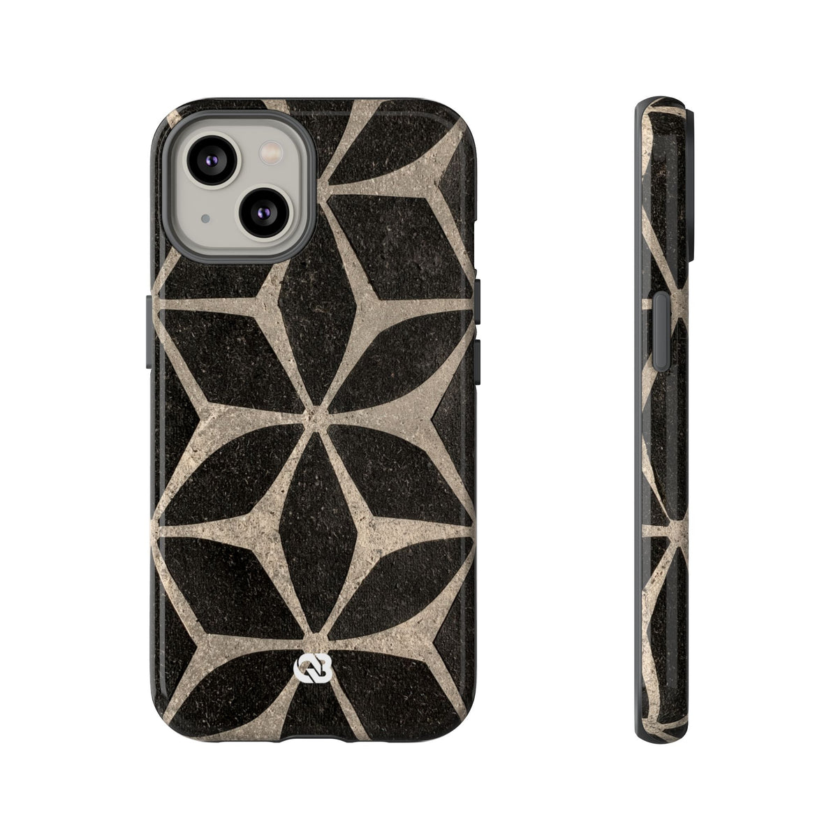 Concrete Mosaic Star · Tough Phone Case for iPhone · Black