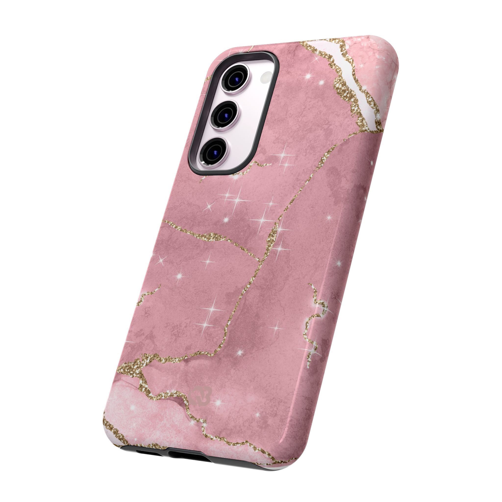 Rose Sparkle Marble · Tough Phone Case for Samsung