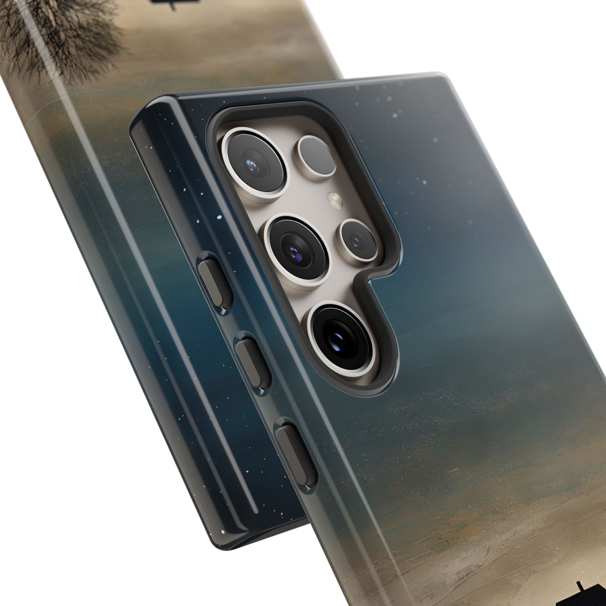 Midnight Cabin Glow · Tough Handyhülle für Samsung