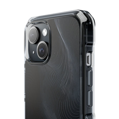 Black Impact MagSafe Phone Case for iPhone - Obsidian Ridge Flux