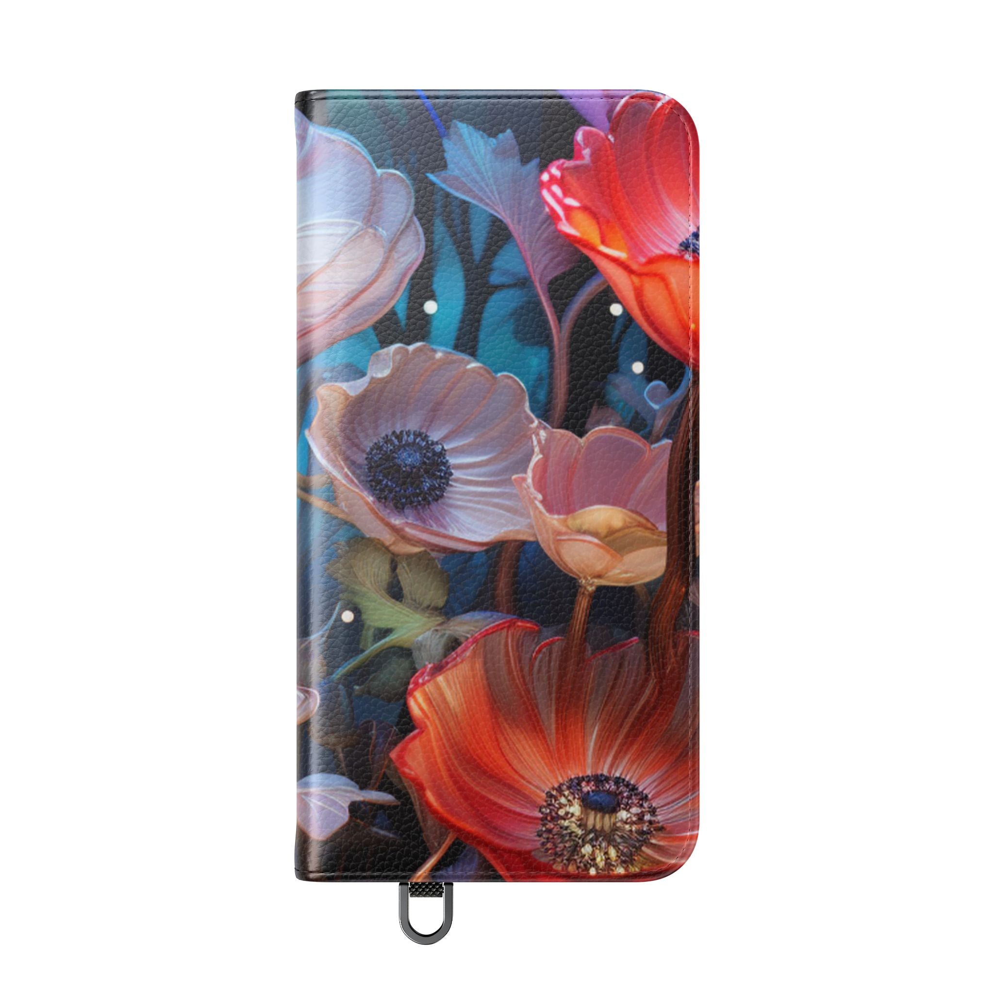 Gloeiende Bloemen - Samsung S25+ Case - Portemonnee