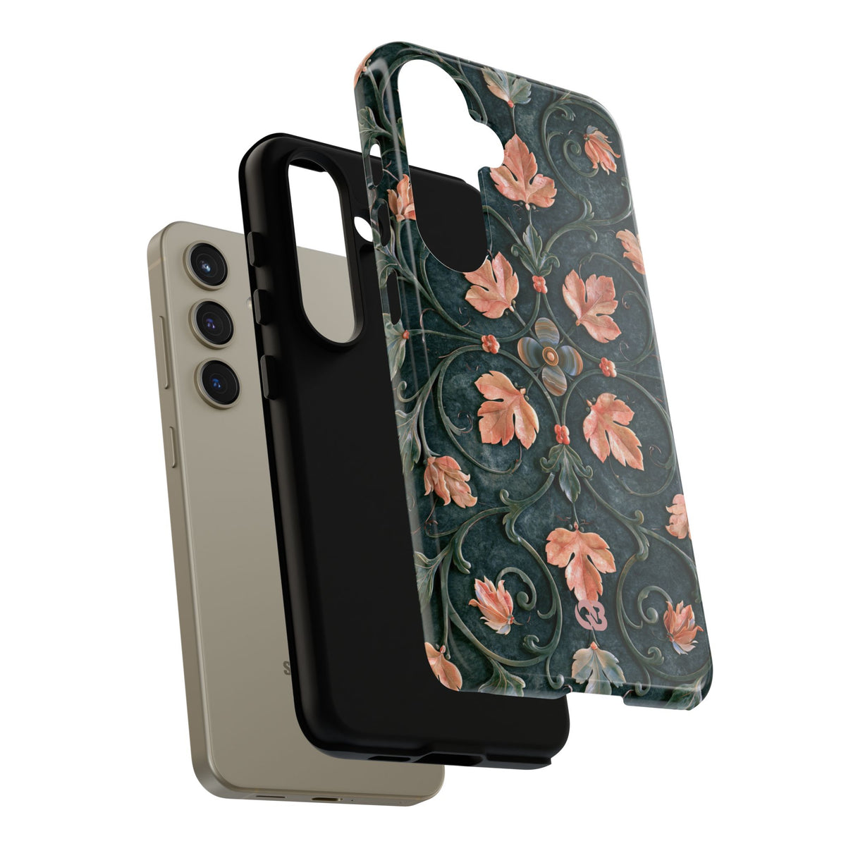 Florentine Rose Arabesque · Tough Phone Case for Samsung · Green