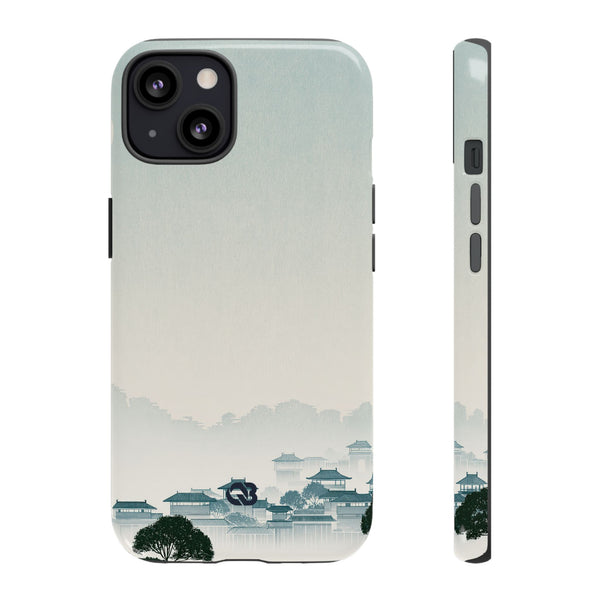 Misty Dynasty Horizon · Tough Phone Case for iPhone · Blue