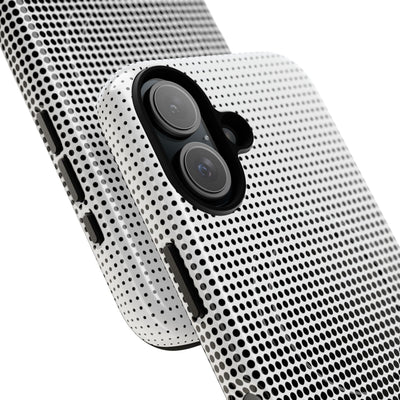 Black Tough 2.0 Magsafe Phone Case for iPhone - Obsidian Halftone Flux