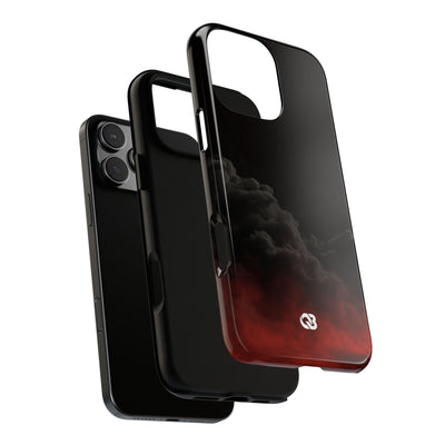 Crimson Fog Void · Tough Phone Case for iPhone · Black