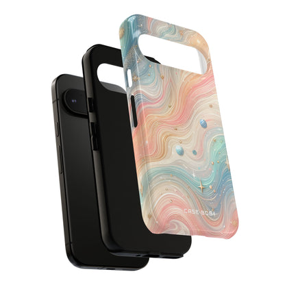 Iridescent Swirls Google Pixel 9 Pro Case - Tough