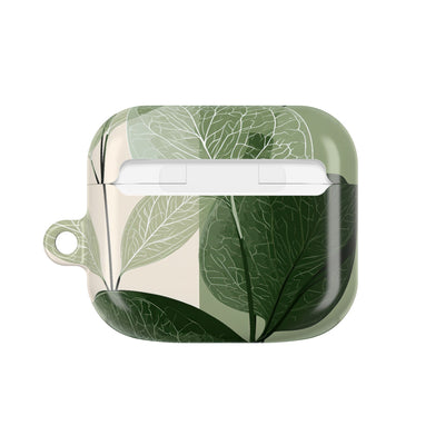 Layered Eucalyptus Study · Hard Case for AirPods & AirPods Pro · Green