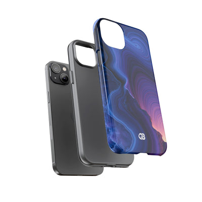 Radiant Strata · Tough Phone Case for iPhone · Blue