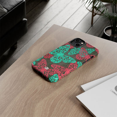 Electric Papillon · Tough Phone Case for iPhone · Pink