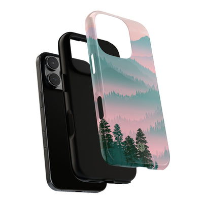 Teal Tough Phone Case for iPhone - Alpine Mist Teal