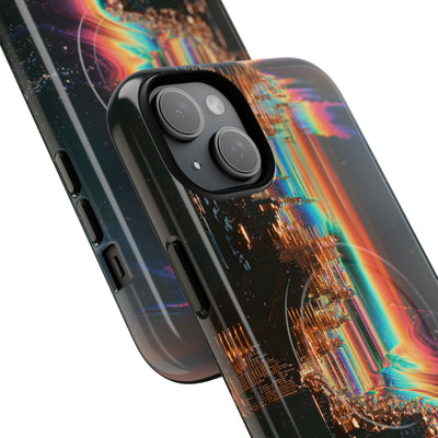 Prismatic Circuit · Tough 2.0 Magnetic Phone Case for iPhone · Black