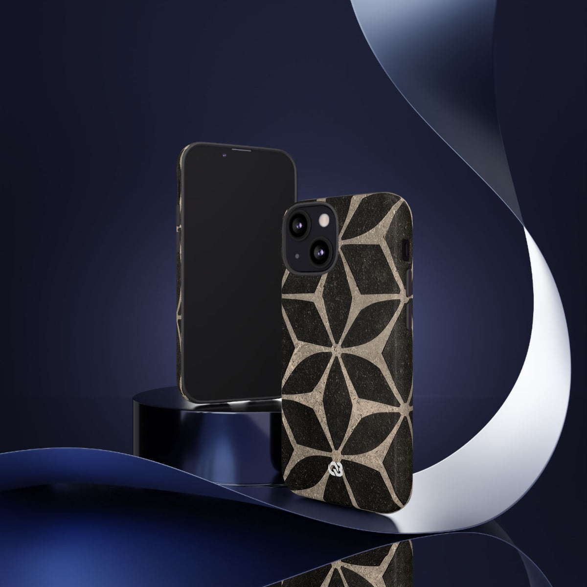 Concrete Mosaic Star · Tough Phone Case for iPhone · Black