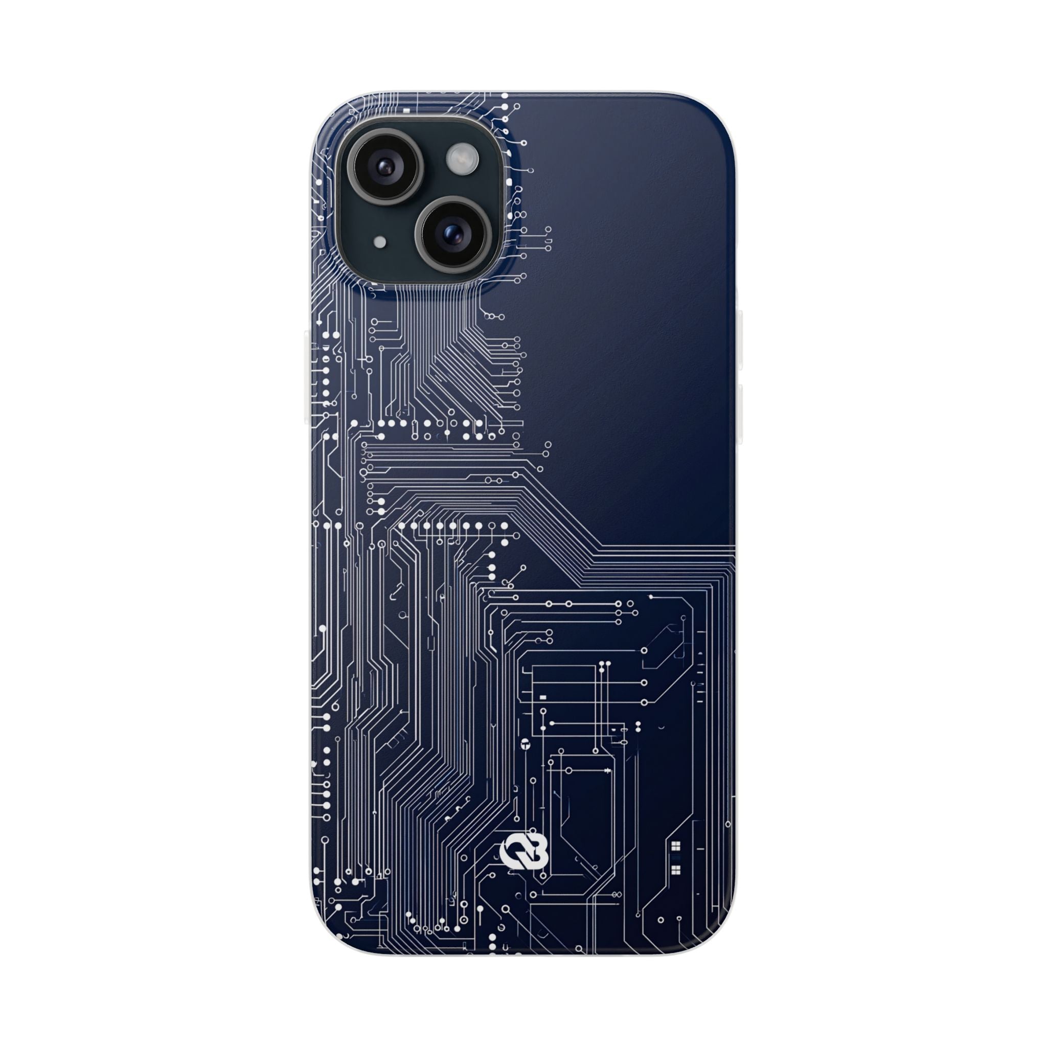 Blue Lite Phone Case for iPhone - Cobalt Data Stream