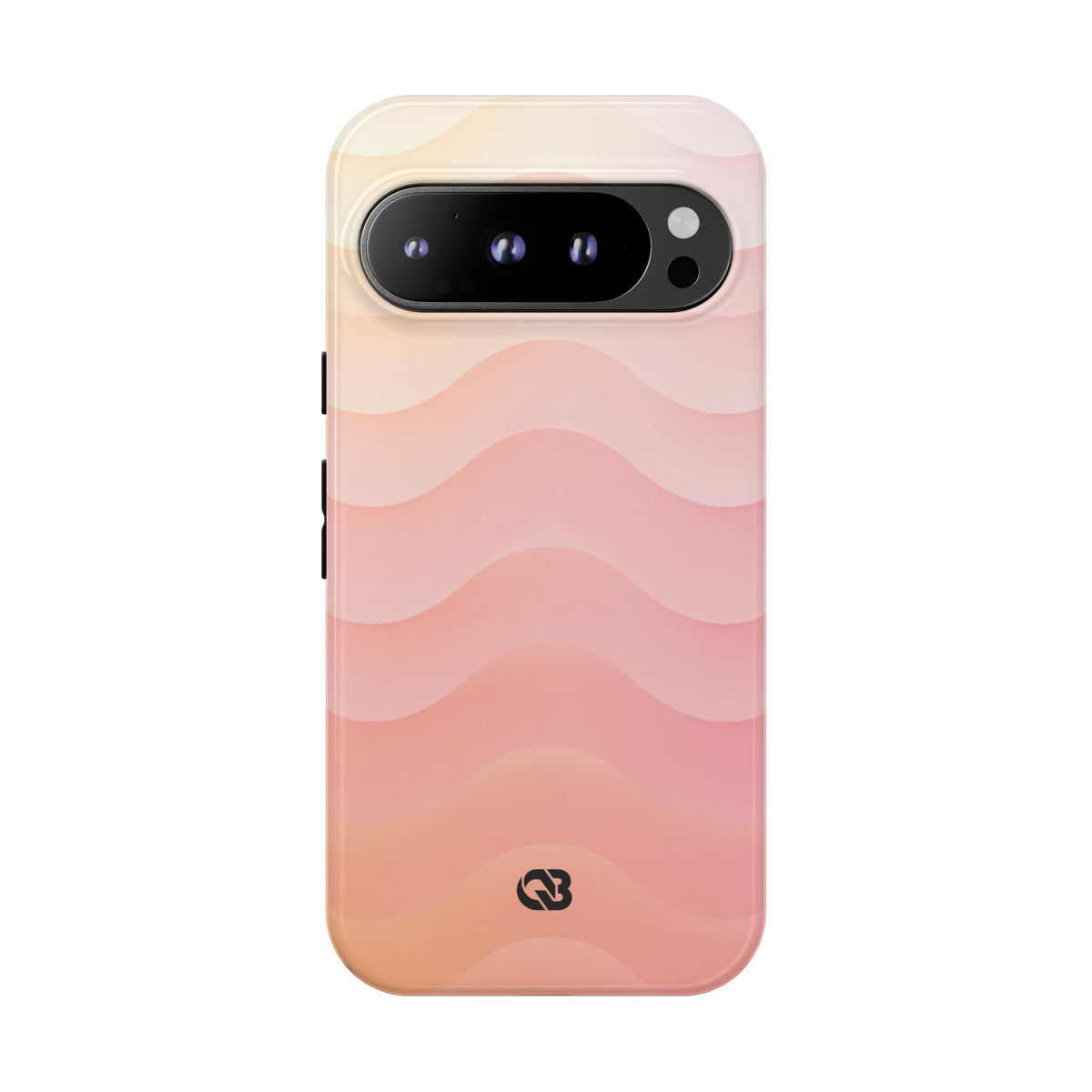 Blush Horizon Waves · Tough Phone Case for Pixel ·  Pink