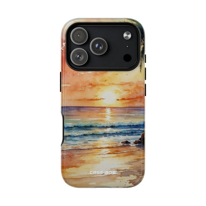 Sunset Palm iPhone 17 Pro Case - Tough+ - CASE•BOB