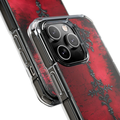 Crimson Gothic Filigree · Impact Phone Case for iPhone · Magsafe
