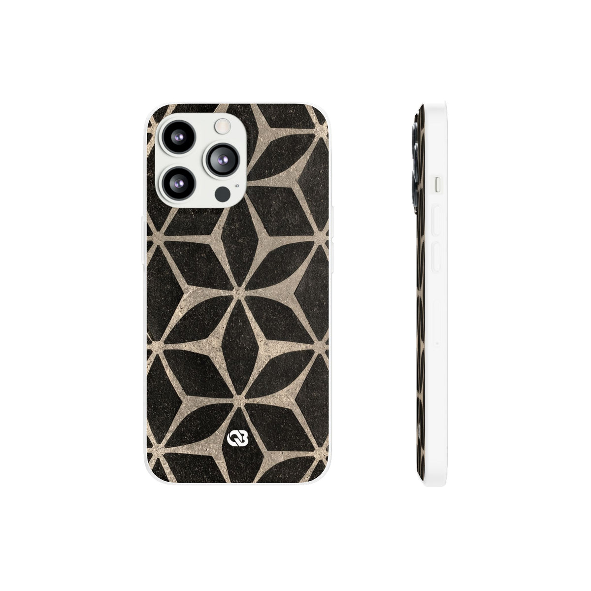 Concrete Mosaic Star · Lite Phone Case for iPhone ·  Black