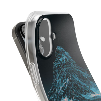 Glacial Alpine Peak · Lite Phone Case for iPhone ·  Blue
