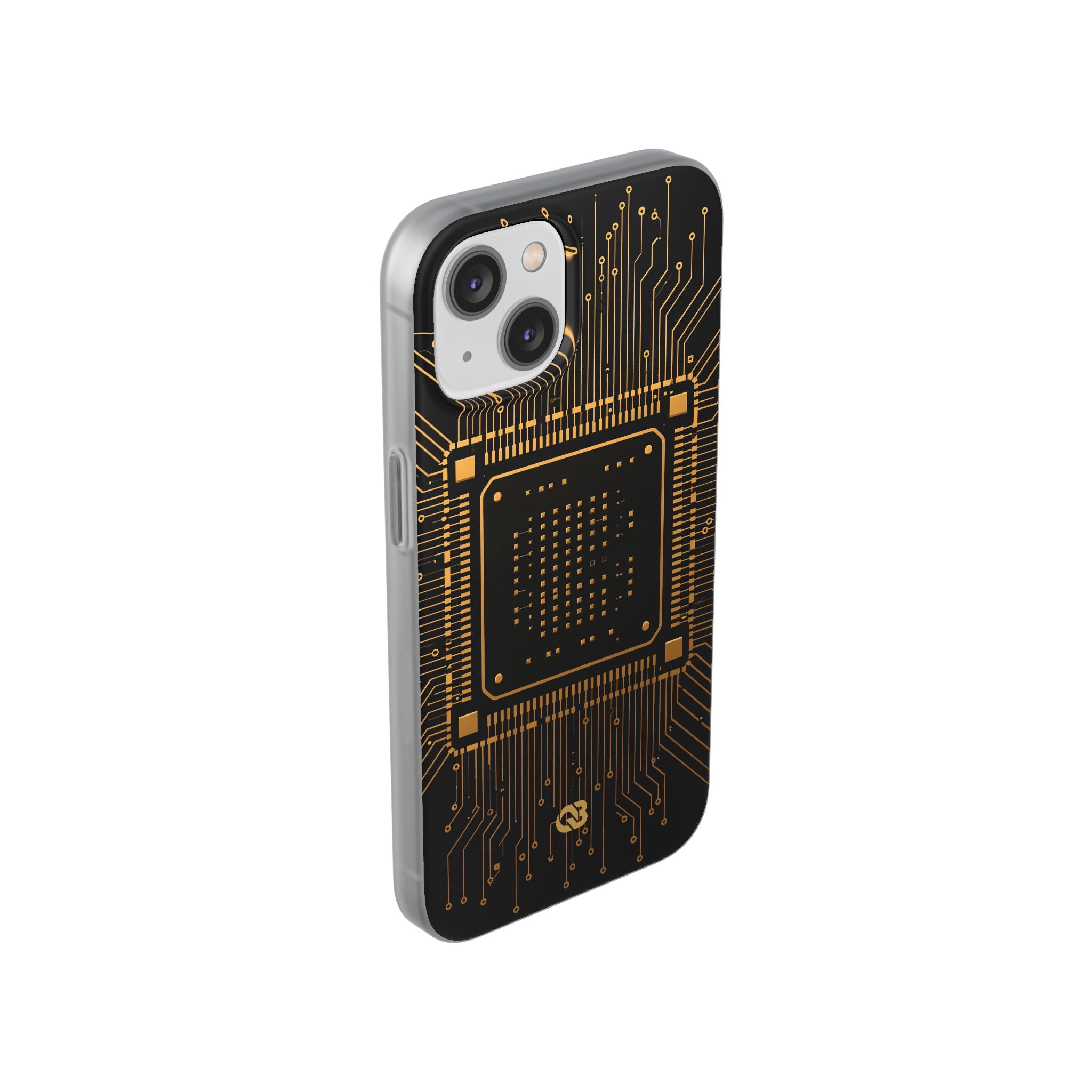 Gold Lite Phone Case for iPhone - Cyber Gold Processor
