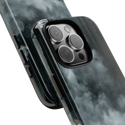 Shadowed Pine Mist · Tough Phone Case for iPhone · Black